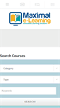 Mobile Screenshot of maxelearning.com